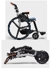 afbeelding van product Zoof Urban compact opvouwbare rolstoel / plooibaar (grote wielen)