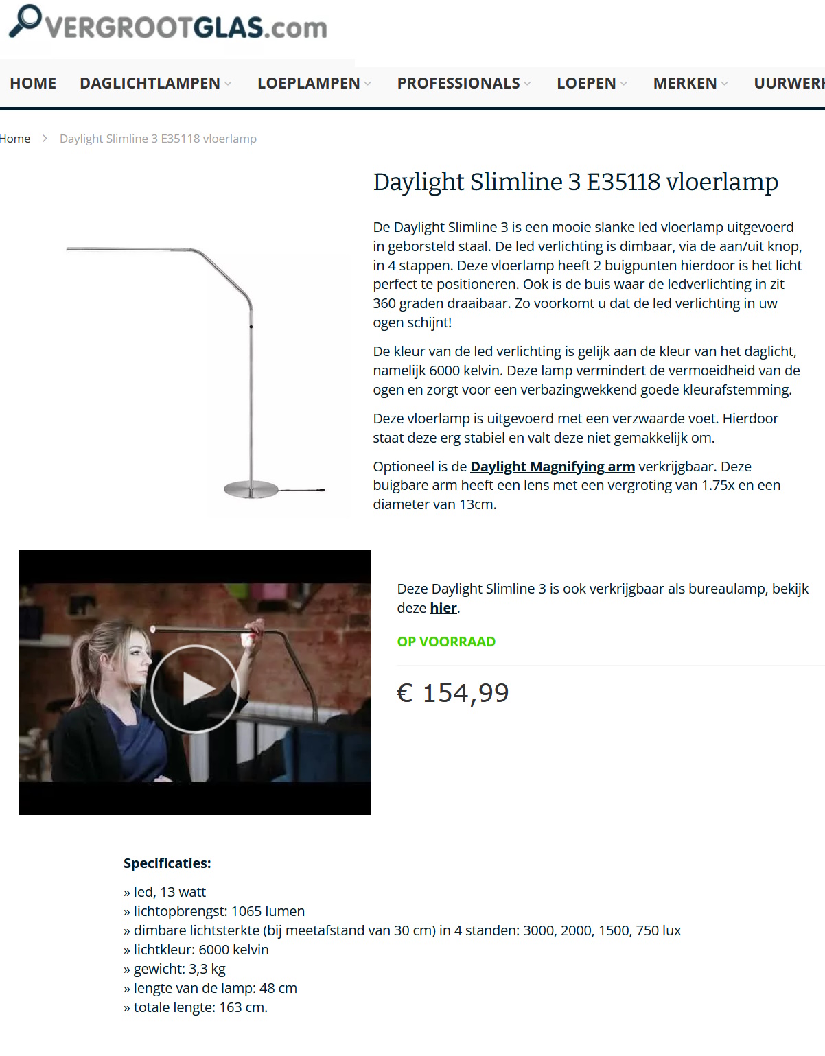 toegevoegd document 3 van Daylight Slimline LED vloerlamp D35118  