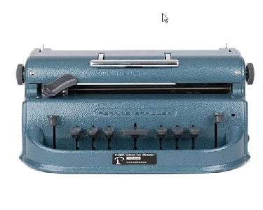 PERKINS Standard mechanische brailleschrijfmachine