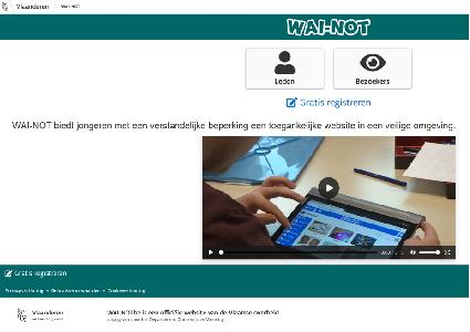 WAI NOT Toegankelijk internet