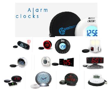 GEEMARC Wake 'n shake alarmklok assortiment