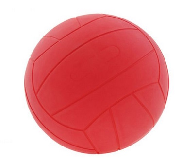 Voetbal van natuurrubber met bel 700111