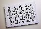 Bingoblok in grootletterschrift 760108