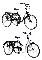 TRI-BIKE Eco-Trike S-frame en SU-versie Eco Trike S/S24 en Eco Trike SU