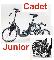 DI BLASI R32/R34 cadet en junior uitvoering opvouwbare driewielfiets