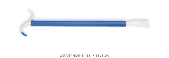 Aankleedstok en schoentrekker