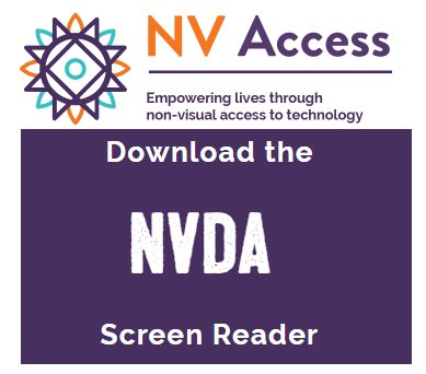 NV ACCESS NVDA NonVisual Desktop Access open source (gratis) screen reader