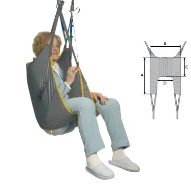 INVACARE Liftmat Universeel Standaard net/polyester/spacer