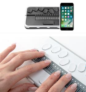HARPO BraillePen met brailleleescellen