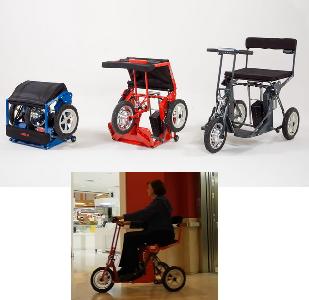 DI BLASI R30 RPM Elektrische automatische vouwbare driewieler scooter
