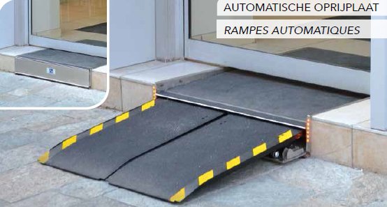 MYD'L Built-in ramp automatisch / enkel / dubbel / uitschuifbaar