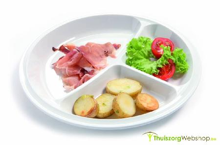 ORNAMIN Bord met 3 vakken in melamine