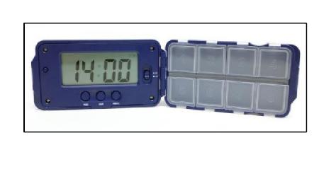 TABTIME Pillendoosje Tabtime Super 8 (8 alarmen)