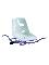 HMS-VILGO Manueel draaiende badzit / badstoel 360° 989.002