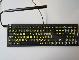 LOGICKEYBOARD Slim Line/ Nero toetsenbord met usb-lamp