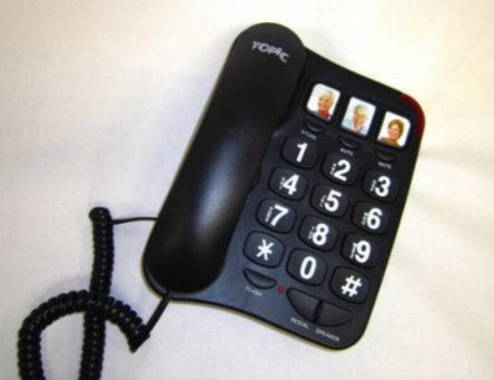 Topic Big Button telefoon met 3 sneltoetsen 247520