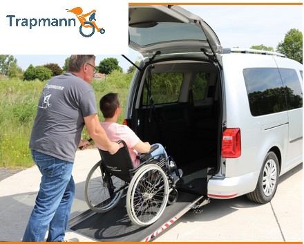 TRAPMANN Bodemverlaging model auto te zien op website