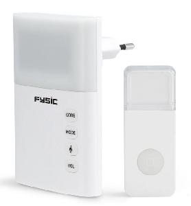 FYSIC FD-110 - Draadloze deurbel met flitslicht