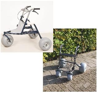 OFF THE ROAD Easy Roller (strandrollator)  /  Bosrollator