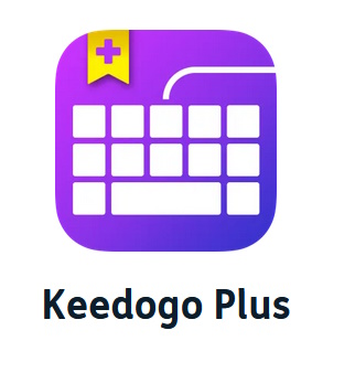 foto van hulpmiddel Keedogo Plus app Toetsenbord met woordvoorspelling