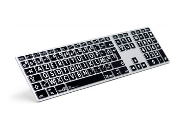 Grootlettertoetsenbord Azerty voor MAC