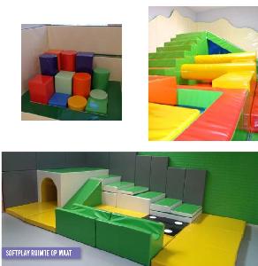 BARRY EMONS SoftPlay materiaal bekleed met Bisonyl