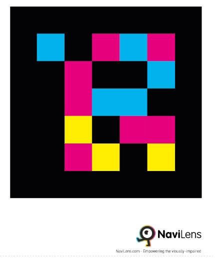 NAVILENS App mogelijk met labels voor persoonlijk gebruik