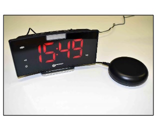 GEEMARC Wekker met diverse alarmtechnieken