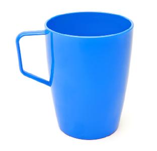 Beker met 1 handvat - 280 ml - blauw