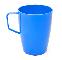 Beker met 1 handvat - 280 ml - blauw