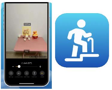 foto van hulpmiddel Obstacle Detector App voor iphone / apple devices