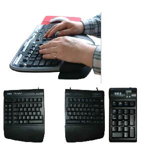 Ergo-toetsenborden met een helling