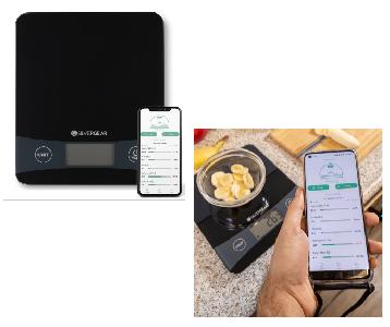 SILVERGEAR Weegschaal sprekend met gebruik van app