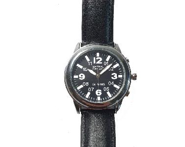 SLECHTZIENDNL Nederlandssprekend unisex horloge zwart ST643032