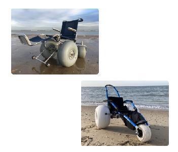 Verhuur strandrolstoelen
