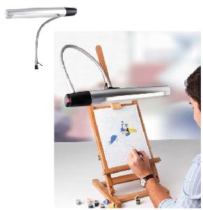 Schilderslamp op klem