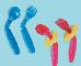 PERFORMANCE HEALTH Gebogen kinderbestek Easi Eaters
