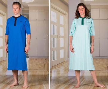 4CARE Nachthemd / body / onderkleding met drukknoopjes