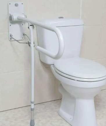 NRS HEALTHCARE / HEALTHCARE PRO Opklapbare toiletbeugel met steun - luxe - 76 cm AD169046