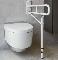NRS HEALTHCARE / HEALTHCARE PRO Opklapbare toiletbeugel met vloersteun AD169045