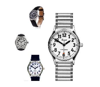 Gardé Staal Horloge dames of heren (slechtzienden) assortiment