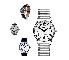 Gardé Staal Horloge dames of heren (slechtzienden) assortiment