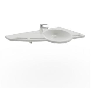 ROPOX Lavabo met geïntegreerde handvatten Ropox Support