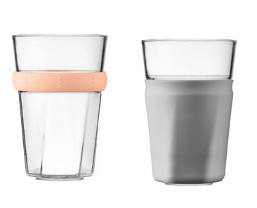 VITILITY Drinkbeker met beker sleeve (hoes) / bekerring