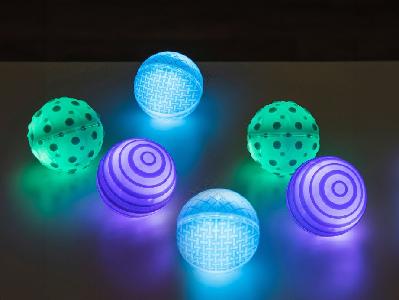 Tactiele lichtgevende bollen