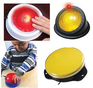 Schakelaar met licht  / trilling / muziek