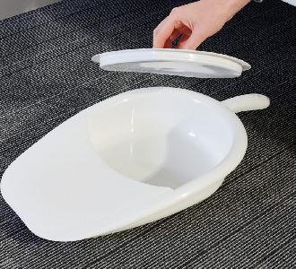 VITILITY Bedpan met deksel