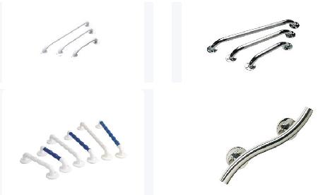 IDENTITES Wandbeugels epoxy staal / verchroomd staal / grip / inox