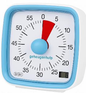 GEHEUGENHULP Visuele timer met rode aftel schijf en alarm
