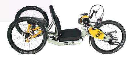 PRASCHBERGER Ibex handbike ligfiets